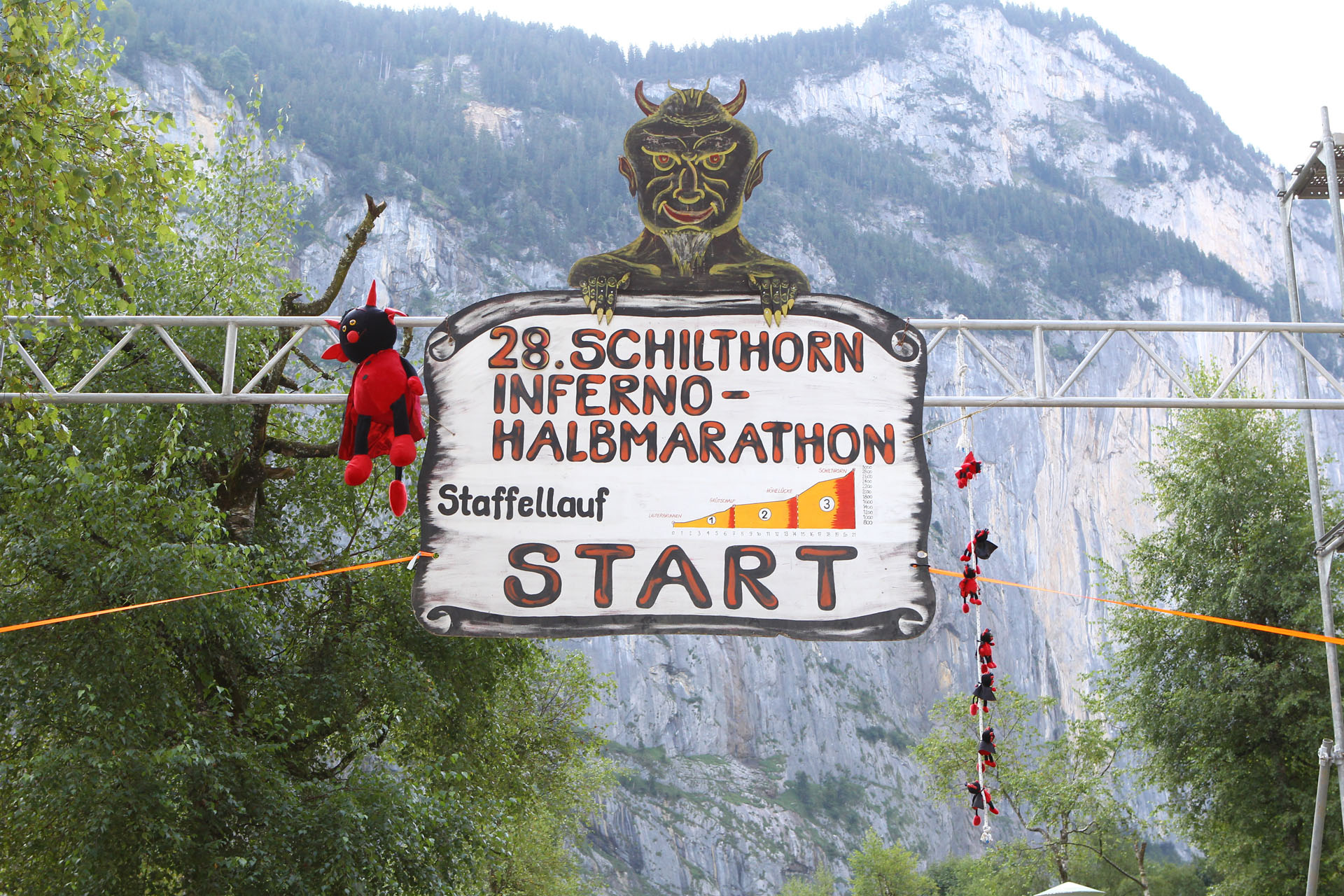 Halbmarathon Lauterbrunnen - Schilthorn - INFERNO TRIATHLON - Mürren, Switzerland
