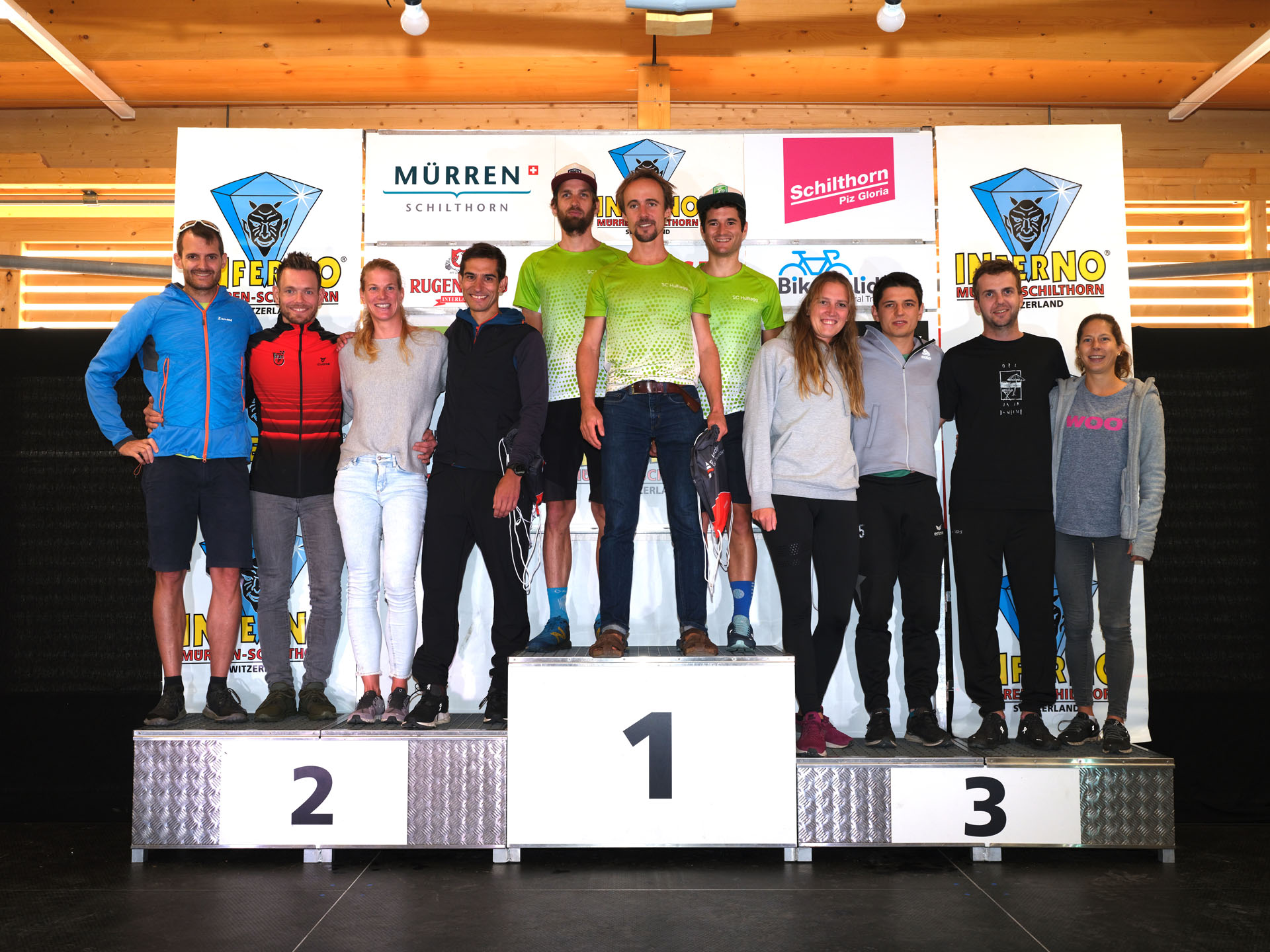 Siegerehrung Team Trophy - INFERNO TRIATHLON - Mürren, Switzerland