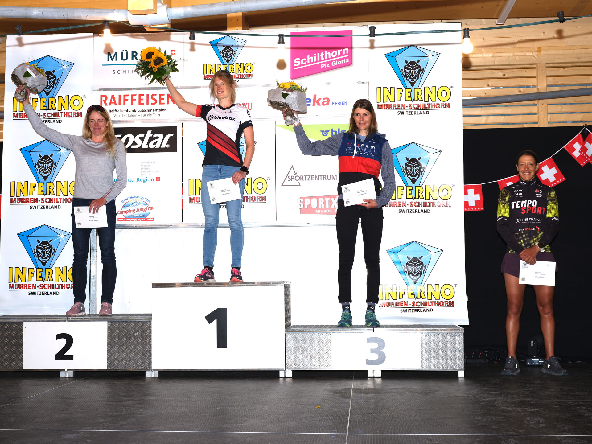 Siegerehrung Triathlon - INFERNO TRIATHLON - Mürren, Switzerland
